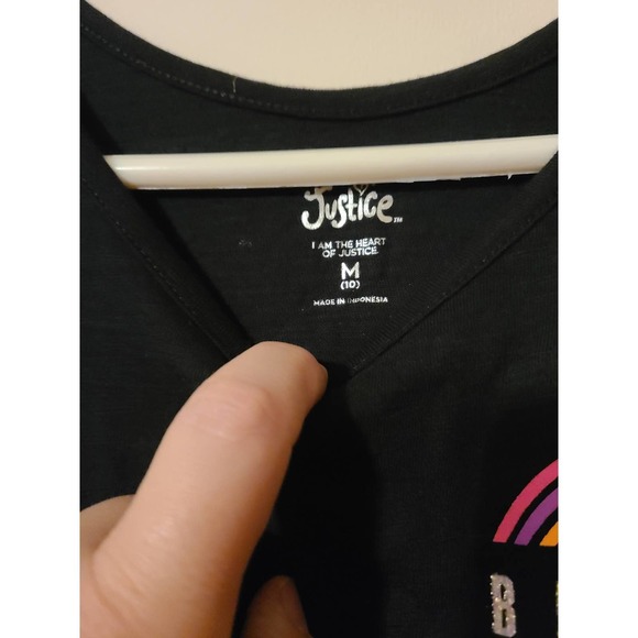 Justice One Piece Romper Girls' Size Medium Black Sleeveless Scoop Neck(Y) - Picture 4 of 5